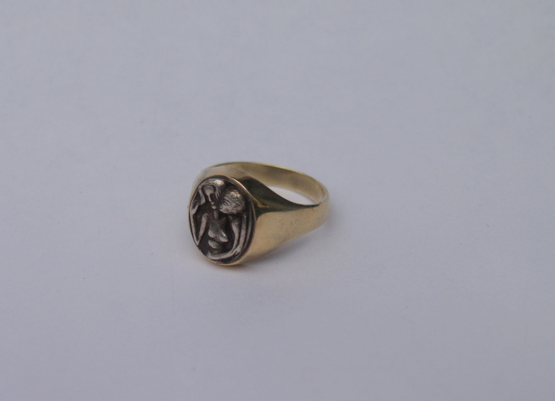 Ring; Gold, Silber